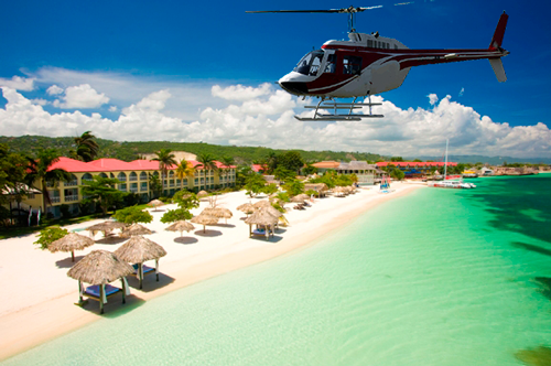 Read more about the article Sandals Whitehouse Helicopter Ride from Montego Bay Airport.