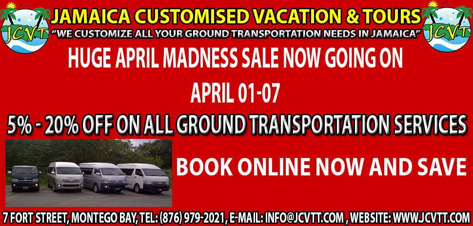 Read more about the article 5%-20% Discounted Jamaica Transportation Services.