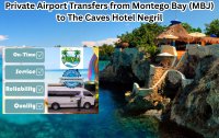 Private Airport Transfers from Montego Bay (MBJ) to The Caves Hotel Negril