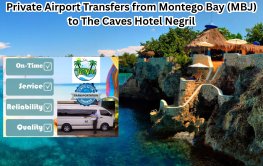 Private Airport Transfers from Montego Bay (MBJ) to The Caves Hotel Negril