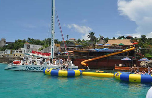 Private Catamaran Cruise Charters from Montego Bay Hotels.