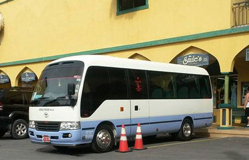 21 Seats Bus Hireage from Montego Bay.